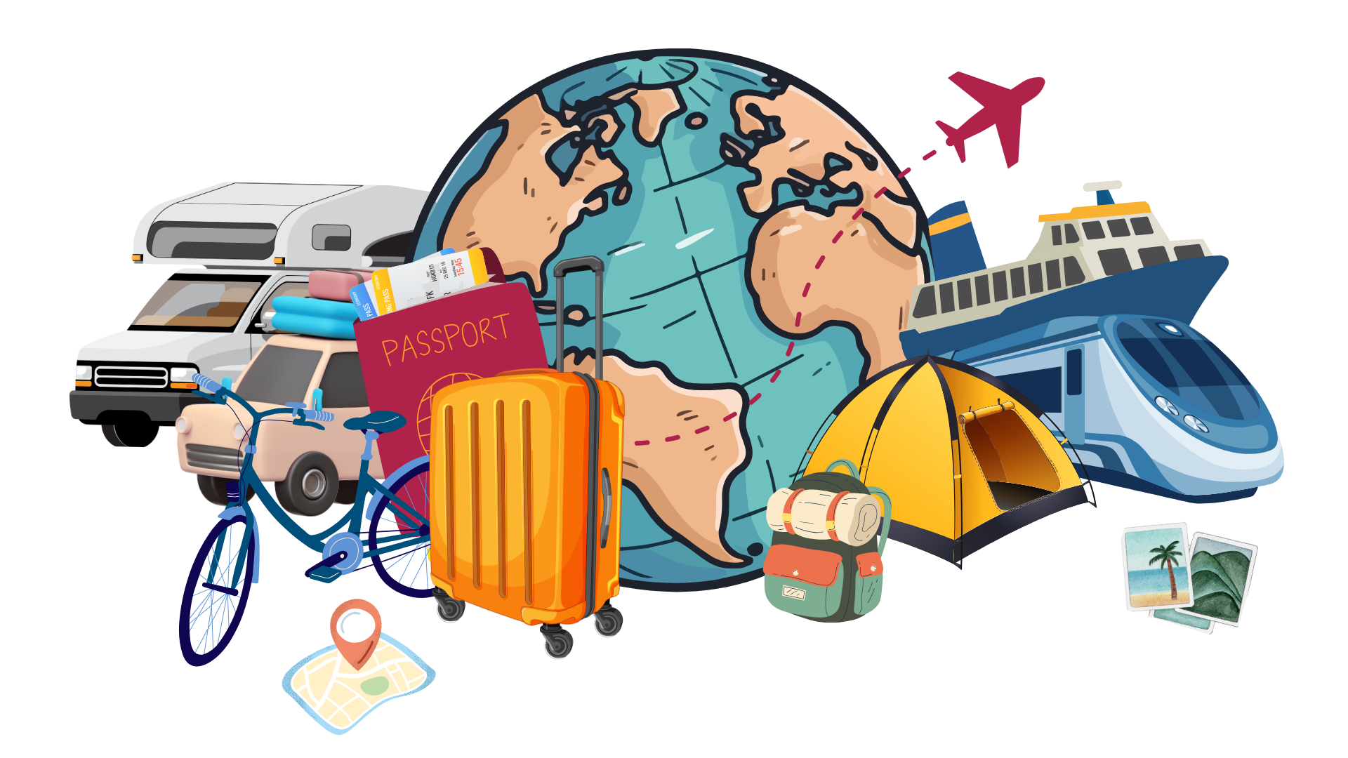 banniere-tourisme-autour-du-monde-Valise-et-Passeport-blanc Tourisme